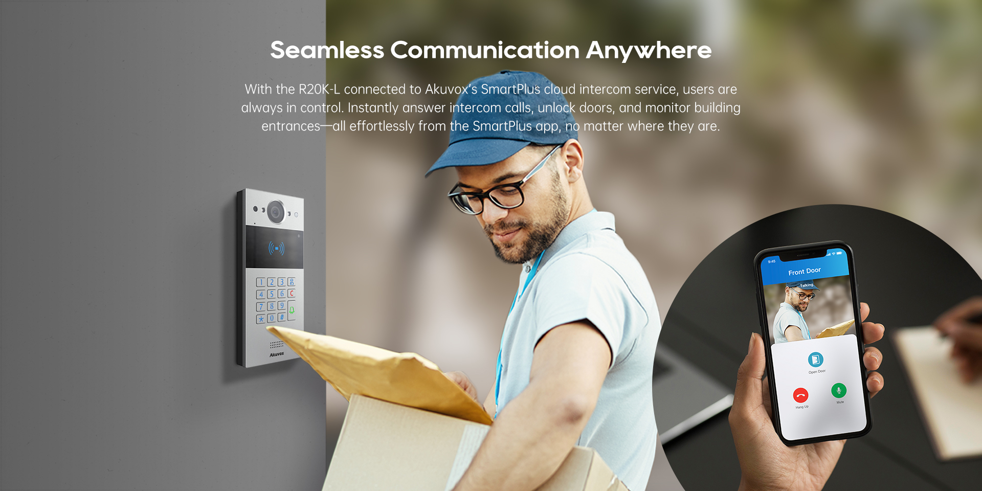 R20K-L Compact LTE Video Door Phone - Akuvox NYC