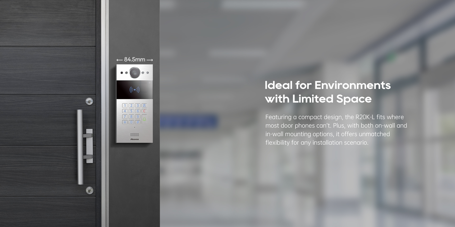 R20K-L Compact LTE Video Door Phone - Akuvox NYC