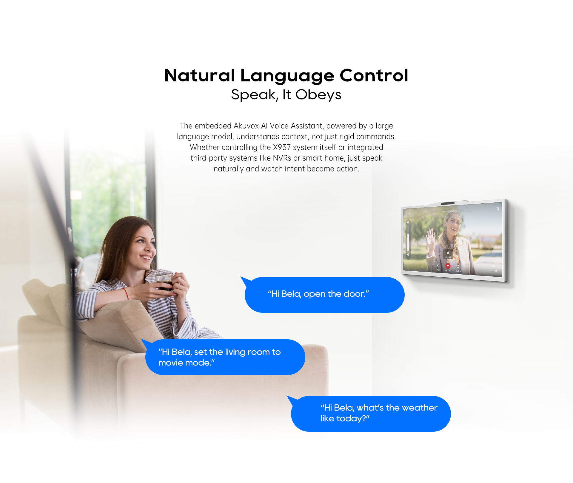 X937 15.6″ Surveillance + Intercom AI Monitor - Akuvox NYC