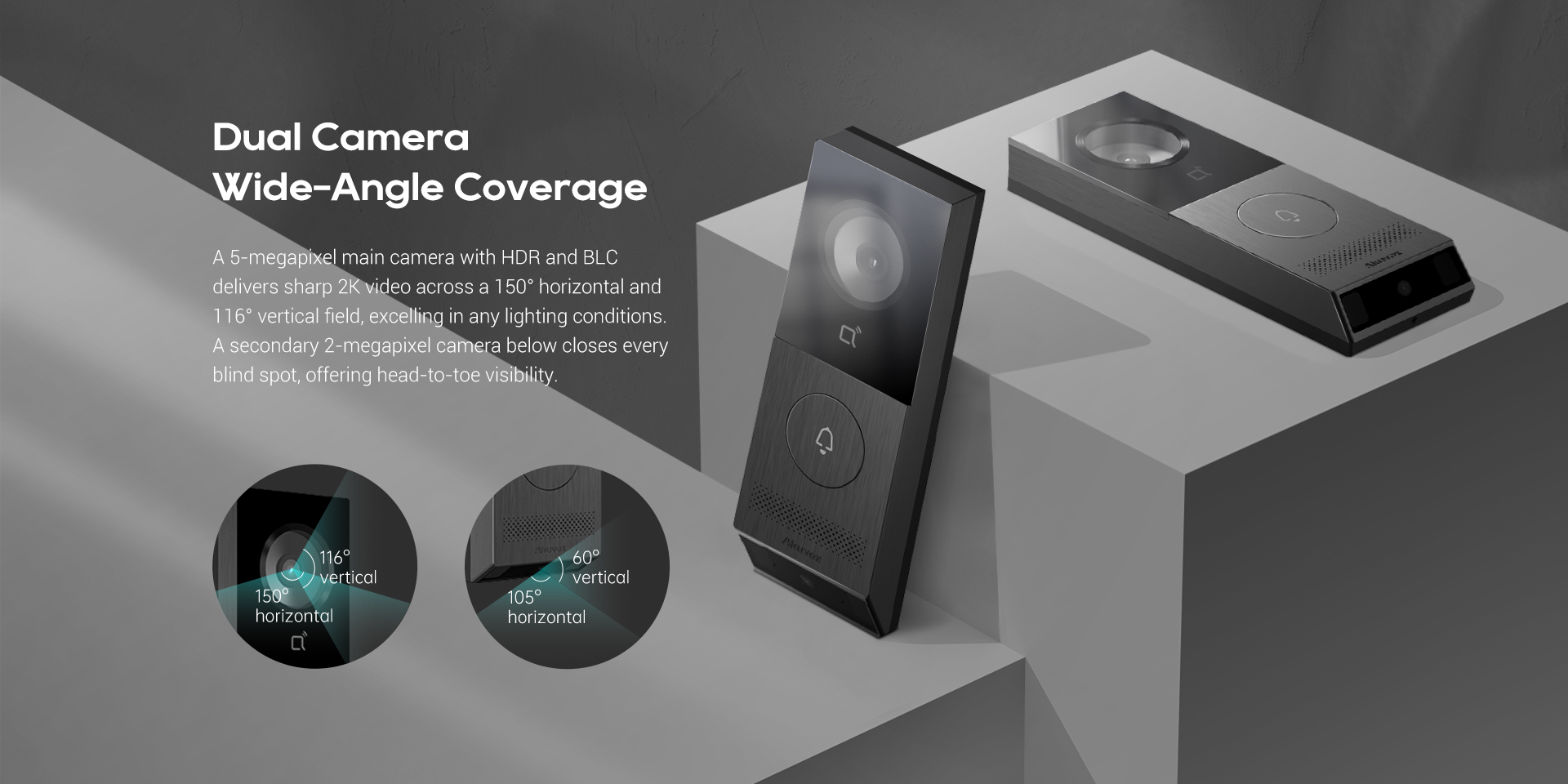 X910 Single-Button Package Detection Door Phone - Akuvox NYC