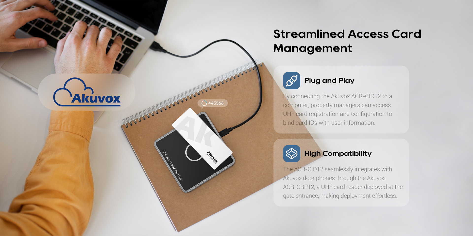 ACR-CID12 Desktop Card Reader - Akuvox NYC