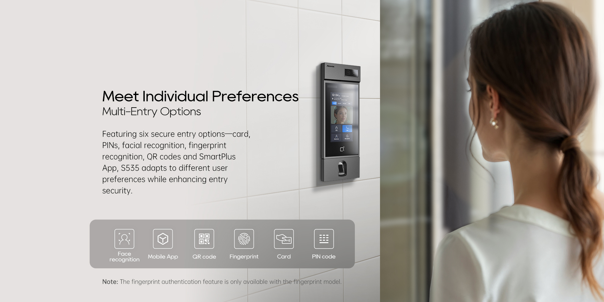 S535 Facial Recognition Door Phone - Akuvox NYC